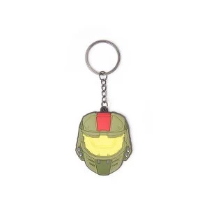 Image of Halo Wars 2 Mask Pendant Rubber Keychain