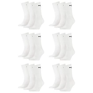 Image of 18 pair Puma Sport Socks Tennis Socks Gr. 35-49 Unisex, color:300 - white, Socken & Strumpfe:47-49