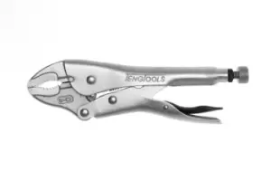 Image of Teng Tools 401-7 7" Power Grip Pliers Plated/Round 38mm Capacity