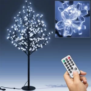 Image of LED Cherry Blossom Tree Blue 180cm 200LEDs Indoor/Outdoor incl. Remote Control