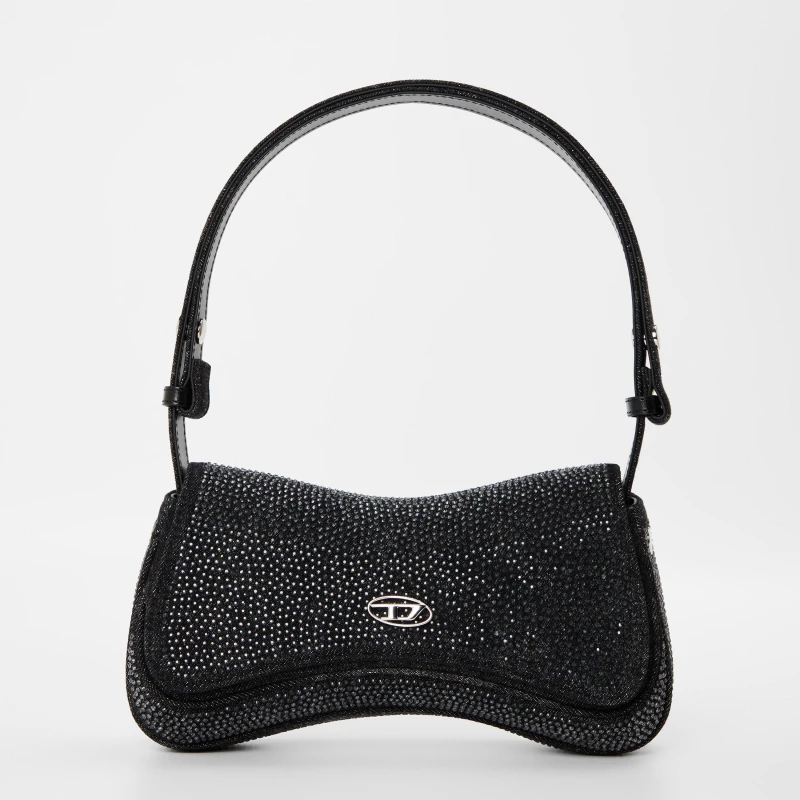 Image of Diesel Womens Play Shoulder Bag WshdBlkDnm female One Size