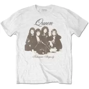 Image of Queen - Bo Rhap Portrait Unisex XX-Large T-Shirt - White