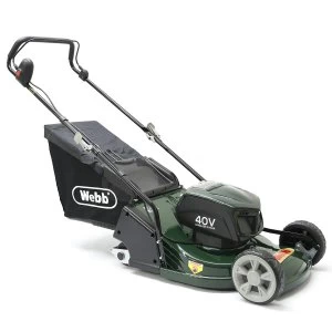 Image of Webb 43cm (17") Cordless Rear Roller Rotary Lawnmower