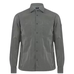 Image of Paul And Shark Plain Overshirt - Green