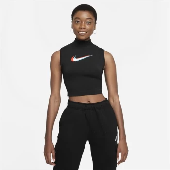 Image of Nike Swoosh Tank Top Ladies - Black