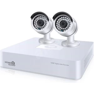 Image of HomeGuard 2 Camera HD 1080p CCTV System with 1TB Hard Drive