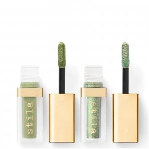 Image of Stila Double Dip Duo Liquid Eye Shadows 2.25ml (Various Shades) - Mint Julep