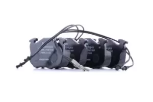 Image of DELPHI Brake pad set RENAULT,PEUGEOT,CITROEN LP696 425091,425092,425120 425127,425137,425147,425165,425263,425264,95659340,95659616,95666970,95659340