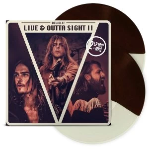 Image of Dewolff - Live & Outta Sight II Brown/Cream Split Vinyl