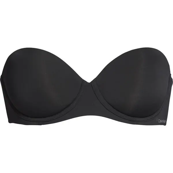 Image of Calvin Klein Push Up Strapless Bra 30C Black 42476403302