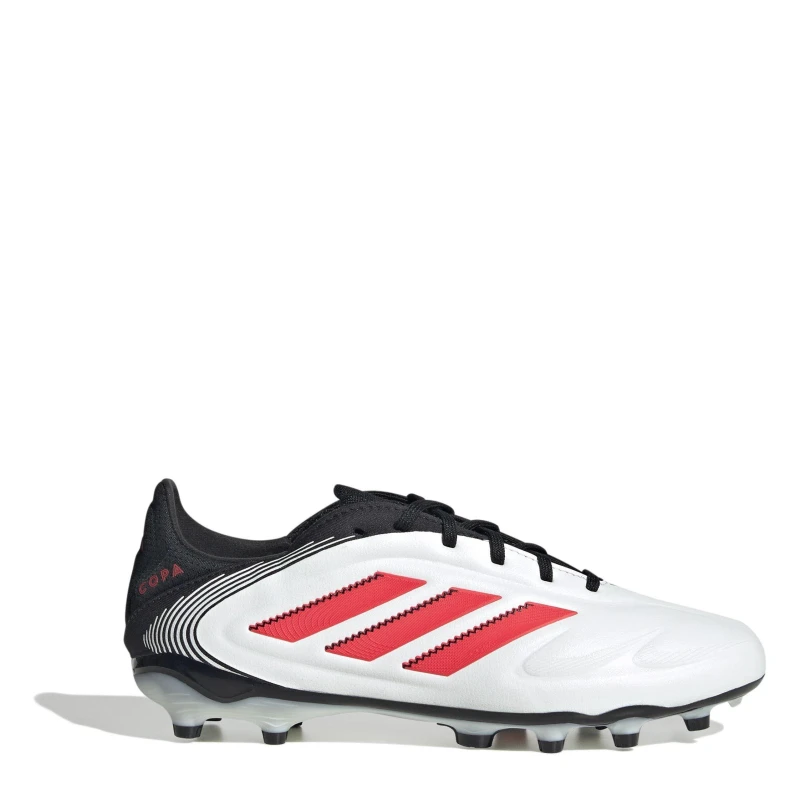 Image of adidas Copa Pure III Elite Childrens Firm Ground Football Boots White/Red/Black male C10 (28)