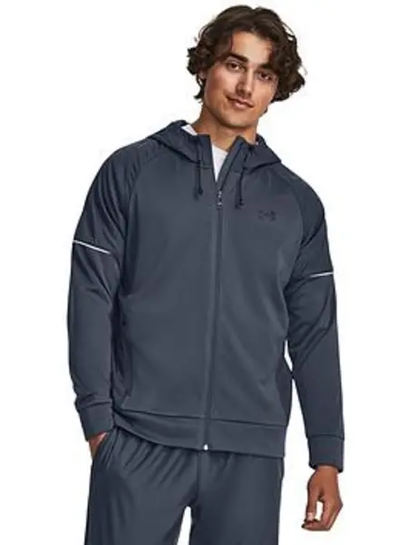 Image of Under Armour Training Armour Fleece Storm Full Zip Hoodie - Grey