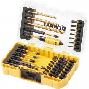 Image of DEWALT 32 Piece FlexTorq Impact Screwdriver and Drill Bit Set in ToughCase