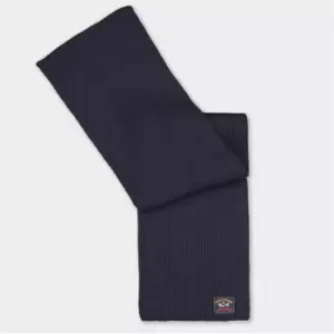Image of Paul And Shark Paul and Shark Merino Scarf Mens - Blue