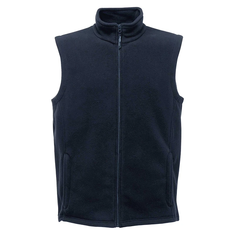 Image of Regatta Professional Mens Microfleece Gilet in Dark Navy Size: Small Dark Navy Male S