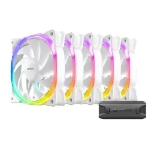Image of Antec Fusion 12cm PWM ARGB Case Fan x5 Hydraulic Bearing 16 LEDs...