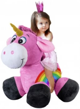 Image of Inflate A Mals Inflatable Plush Unicorn Ride On