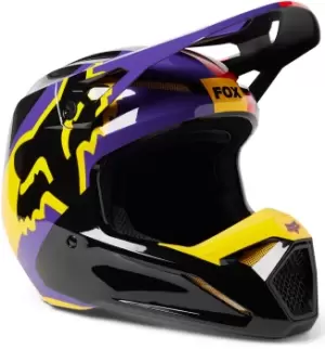 Image of FOX V1 Xpozr Youth Motocross Helmet, multicolored, Size S, multicolored, Size S
