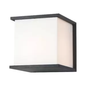 Image of Larissa Teteven Outdoor Sconce Wall Lamp 1 Light Aluminium Graphite IP54