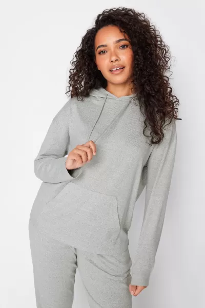 Image of Womens Marl Soft Touch Hoodie