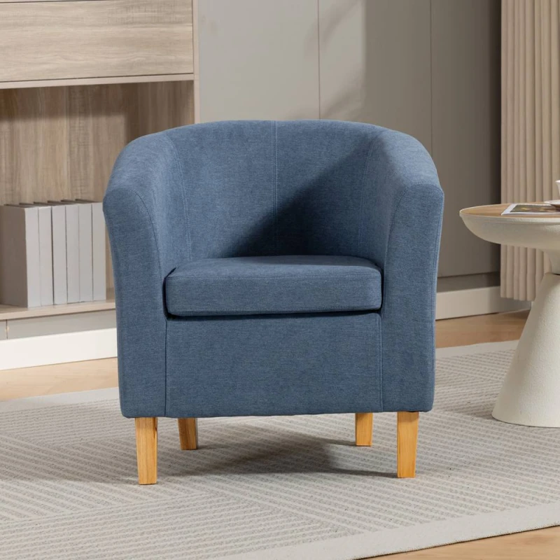 Image of Artemis Home Millie Fabric Accent Chair in Light Blue Size: 1 Pack Light Blue Unisex 1 Pack