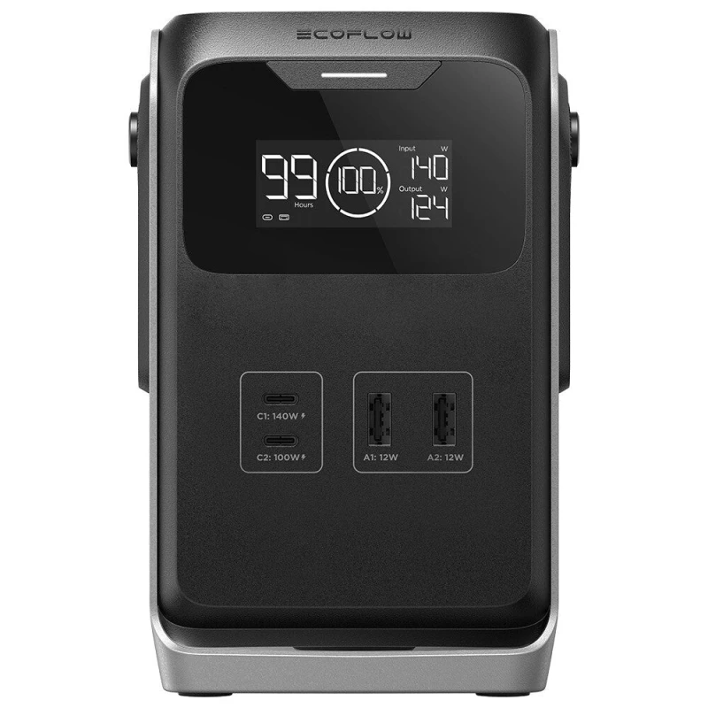 Image of Ecoflow Trail 200 Dc Portable Power Station With 192Wh Capacity Black WVGYB Unisex