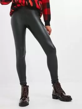 Image of Joe Browns Perfect Pu Leggings - Black, Size 12, Women