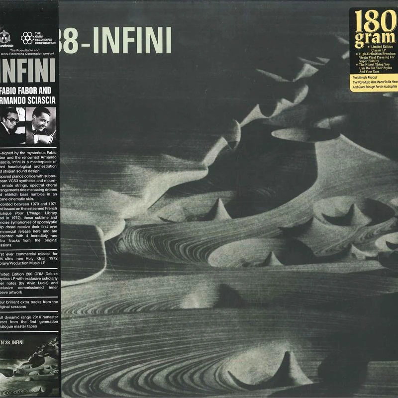 Image of RecordCityJP LP Record FABIO FABOR / ARMANDO SCIASCIA - Infini ROMA110LP The Roundtable 2016 Australia Dance & Electronica