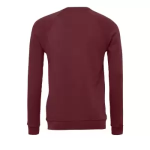 Image of Bella + Canvas Adults Unisex Sponge Fleece Sweatshirt (XL) (Maroon)