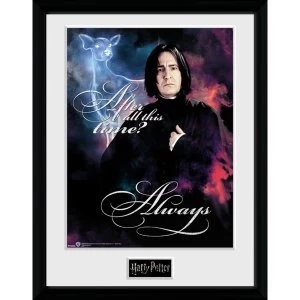 Image of Harry Potter Snape Always Framed Collector Print