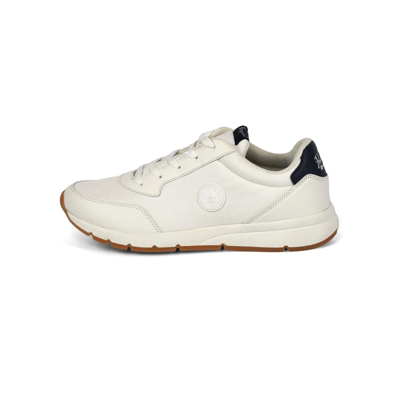 Image of Original Penguin Mens Lotus Canvas Court Trainers White male 12 (47)
