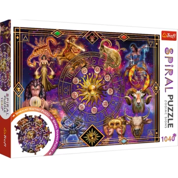 Image of Spiral Puzzle Zodiac Signs Jigsaw Puzzle - 1040 Pieces