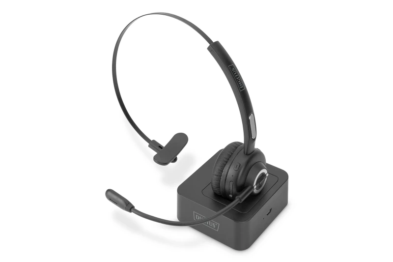 Image of Digitus On Ear Bluetooth Headset with Docking Station