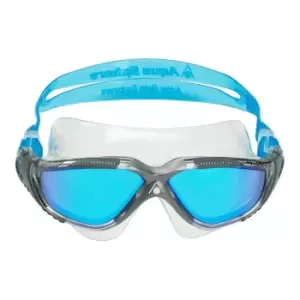 Image of Aqua Sphere Blue Mirror Lens - Blue
