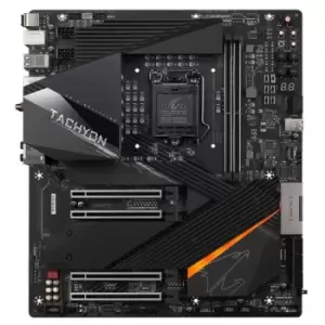 Image of Gigabyte Z590 AORUS TACHYON motherboard Intel Z590 Express LGA 1200 Extended ATX