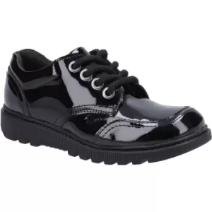 Image of Hush Puppies Girls Kiera Junior Patent Leather School Shoes UK Size 2 (EU 34)