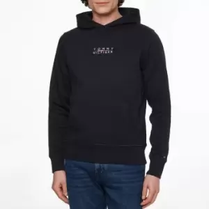 Image of Tommy Hilfiger Mens Square Logo Hoodie - Desert Sky - XL