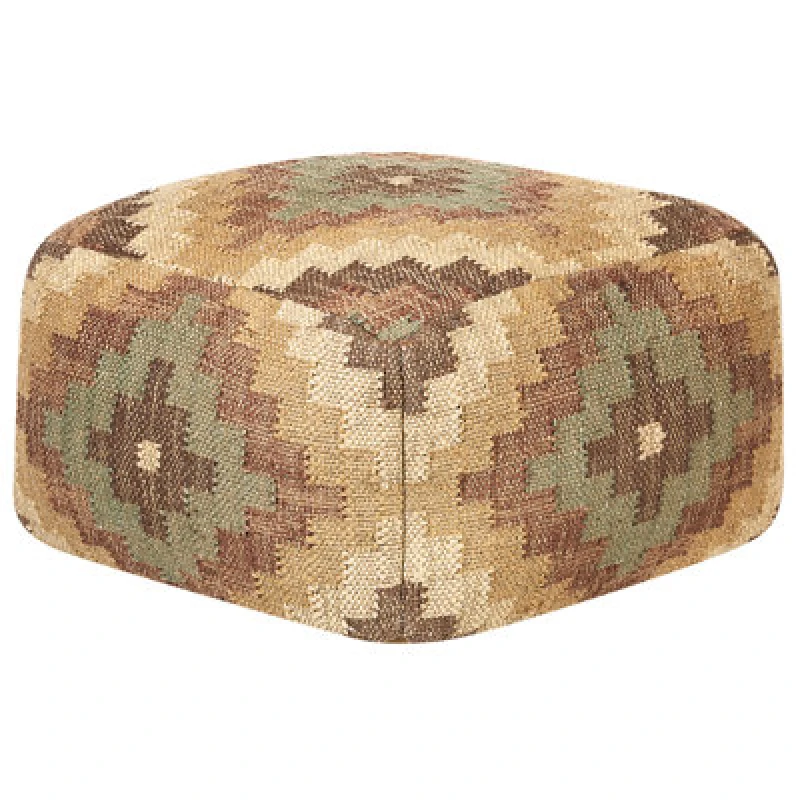 Image of Beliani Pouffe Maguri Jute Multicolour