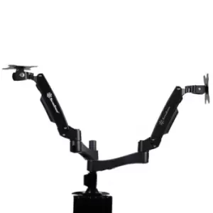 Image of Silverstone SST-ARM22BC monitor mount / stand 61cm (24") Black