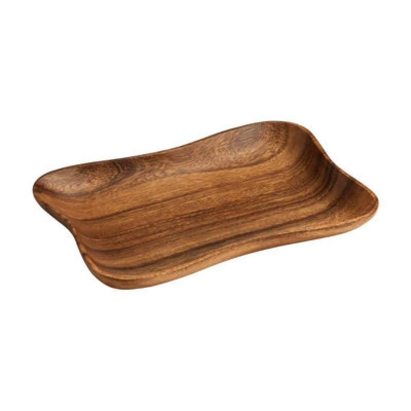 Image of Premier Housewares Kora Small Concave Shape Serving Dish Natural