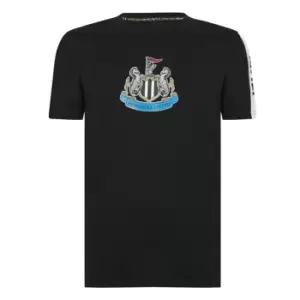 Image of Castore Newcastle Short Sleeve T Shirt - Black
