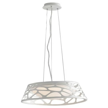 Image of Fan Europe Lighting - Fan Europe MAUI LED Cylindrical Pendant Ceiling Light White 1920lm 4000K 47x12cm