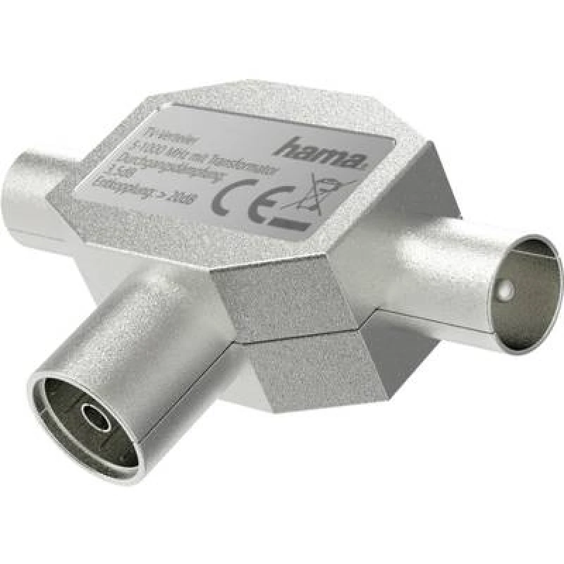 Image of Hama Hama 00205236 cable splitter/combiner Silver 00205236