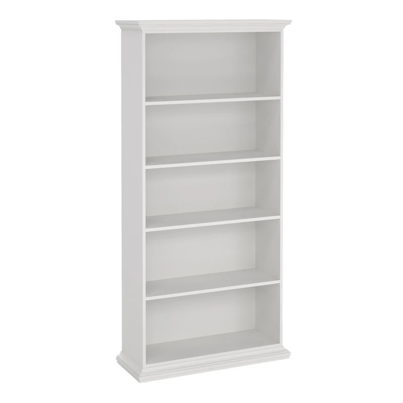 Image of Furniture To Go Paris Tall Bookcase in White White