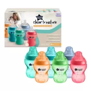 Image of Tommee Tippee Closer To Nature Bottles Bright