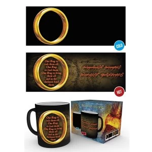 Image of Lord of the Rings One Ring Heat Change Mug