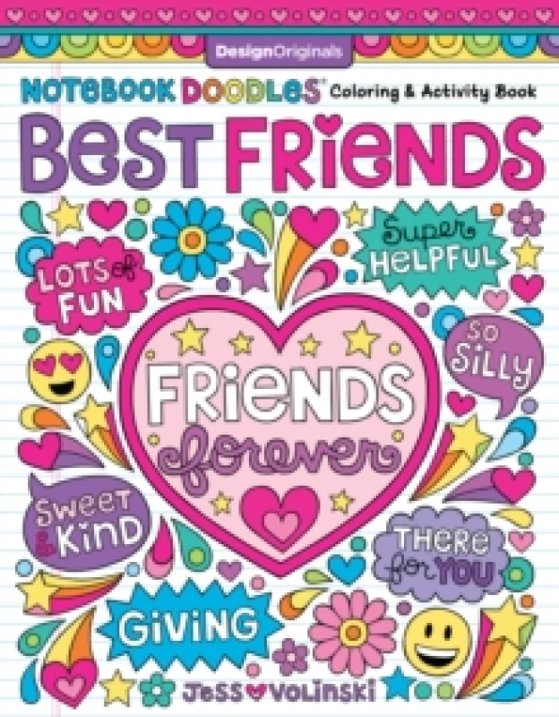 Image of Notebook Doodles Best Friends Paperback / softback