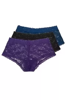Image of 3 Pack Lace Shorts