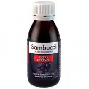 Image of Sambucol Black Elderberry Extra Defence Liquid 120ml