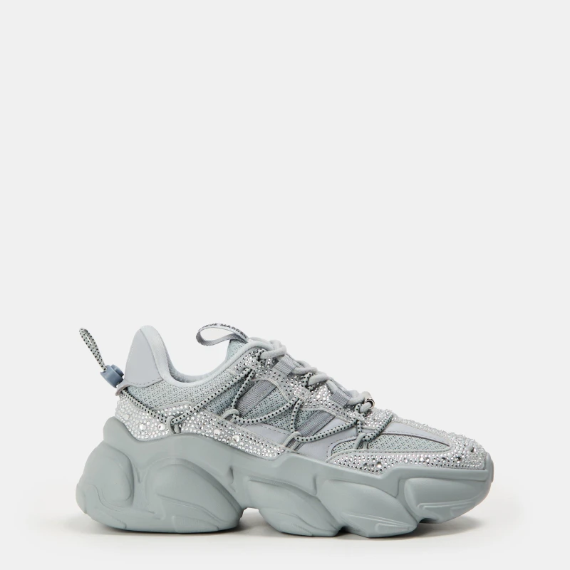 Image of Steve Madden Womens Spectator R Chunky Trainers Grey female 6 (39)